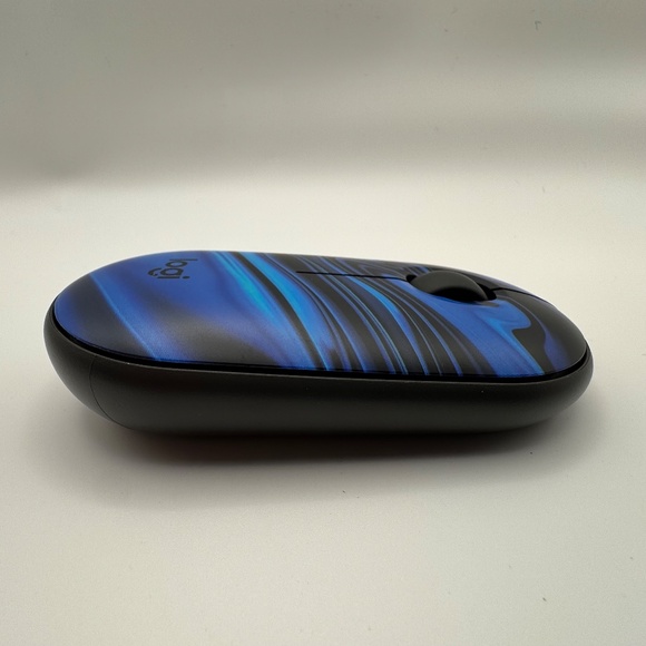 Logitech Wireless Mouse M340 Blue Galaxy Silent Clicks USB Receiver NEW OPEN BOX - Picture 5 of 9